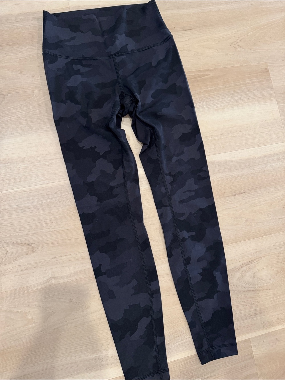 lululemon athletica Black & Charcoal Camo High-Rise Leggings - Picture 2 of 2